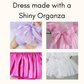 The Iris - Baby Shiny Organza Dress - Fuchsia