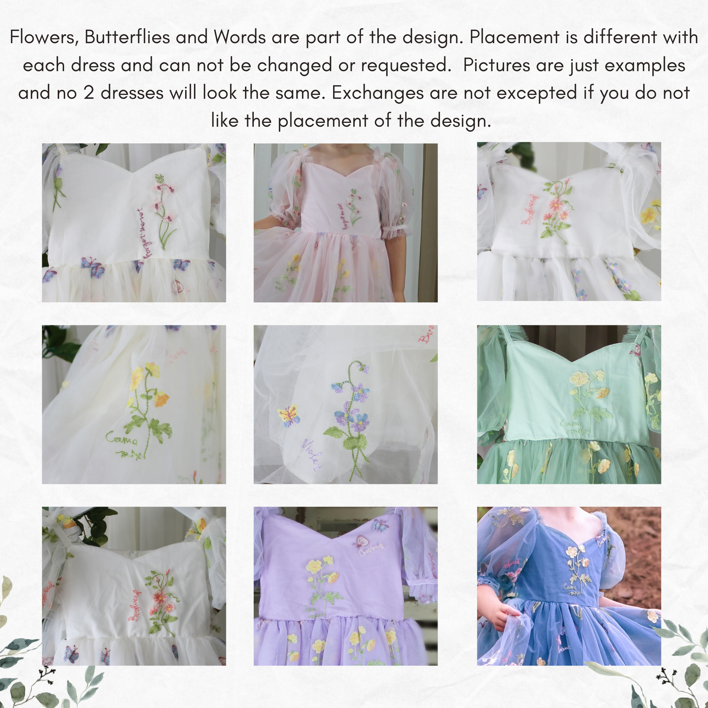 The Wildflower - Baby Floral Dress - Dusty Purple