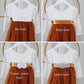 The Jasmine - Burnt Orange Flower Girl Dress - Short Sleeve