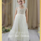 Ivory flower girl dress