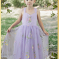 sweetheart flower girl dress in lavender