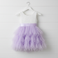 toddler flower girl dress in lavender tulle and white lace sleeveless bodice