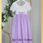 Lavender Flower Girl Dress