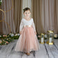 The Tulip - Light Peach Dress - Long Sleeve