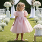 The Iris - Baby Shiny Organza Dress - Light Pink