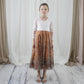 The Zinnia - Girls Floral Dress - Burnt Orange