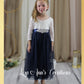 Fall flower girl dress