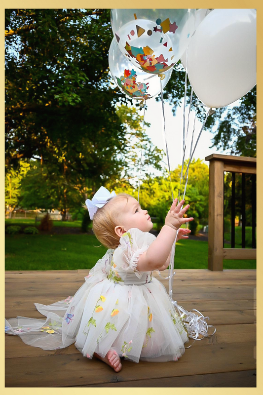 Wildflower girls birthday dress