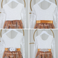 The Zinnia - Girls Floral Dress - Burnt Orange
