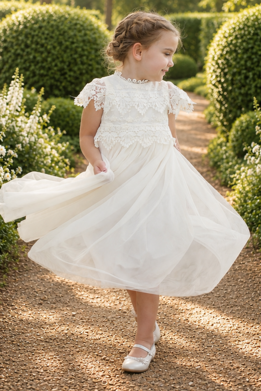 Ivory Flower Girl Dress