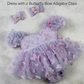 1st birthday romper for baby girl in a lavender ombre butterfly for fairy first birthday. 