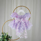 1st birthday romper for baby girl in a lavender ombre butterfly for fairy first birthday. 