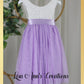 flower girl dress lavender