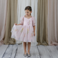 The Wildflower - Girls Floral Dress - Light Pink
