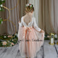 Bohemian flower girl dress